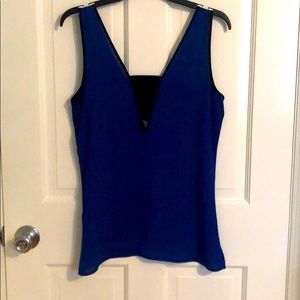 Blue Tank Blouse